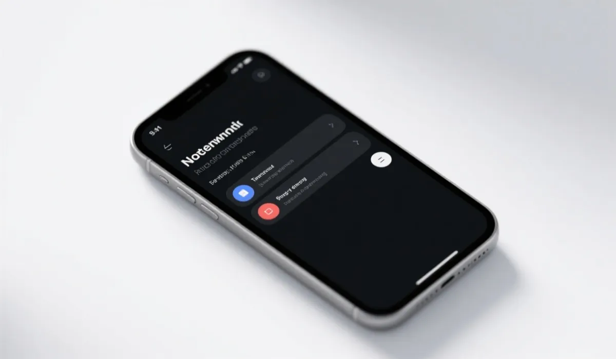 提醒与通知界面